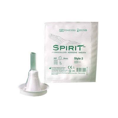 Bard | Spirit Style 2 Hydrocolloid Sheath Male External Catheter Box of 100 Each / RH37105-BX