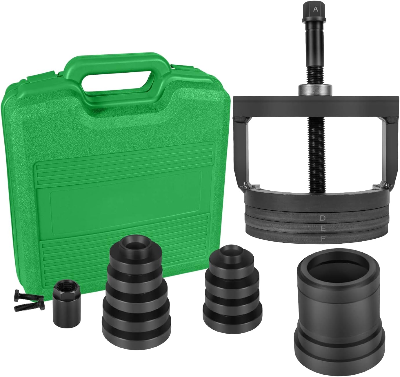 Camoo Back & Front Wheel Bearing Puller Kit with Master Wheel Hub & Bearing Remover & Installer Kit Fits Most Makes and Models - Front, Rear