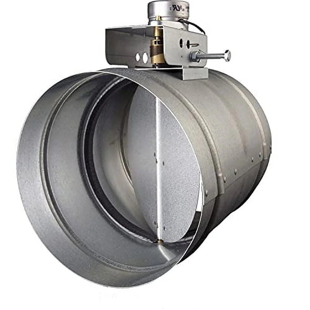 Broan MD10TU Motorized Universal Make-Up Air Damper with Pressure Sensor Kit, 10"