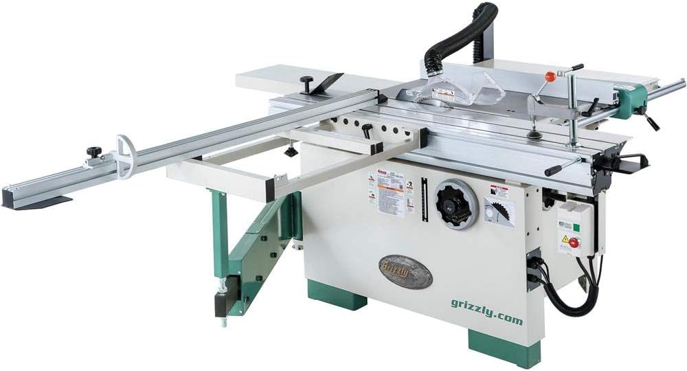 Grizzly Industrial G0820-12" 7-1/2 HP 3-Phase Compact Sliding Table Saw