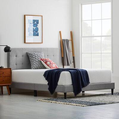 12x22 Plush Gel Memory Foam Mattress Wayfair Sleep Mattress Size: Twin - Black