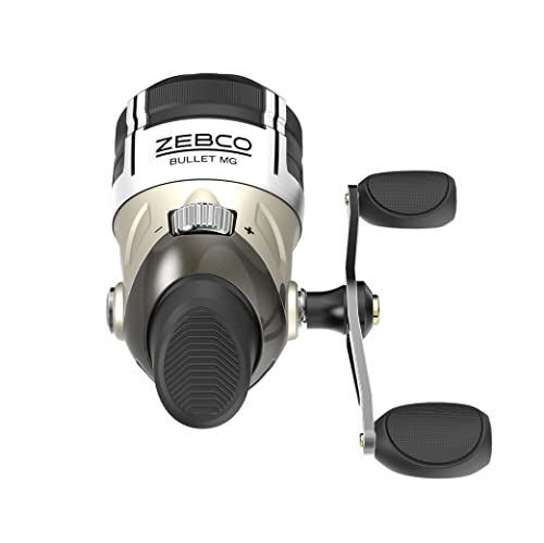 Zebco Bullet MG Spincast Fishing Reel, Size 30 Reel, Ultra-Lightweight Magnesium Body, Changeable Right- or Left-Hand Retrieve