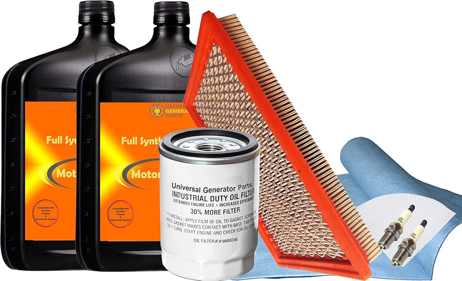 UGP Replacement Maintenance Kit 6485 with Synthetic Oil by Universal Generator Parts Pack of 2