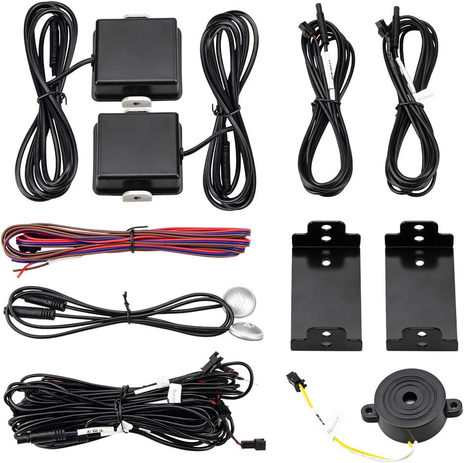 EASYGUARD EBS001 car Blind Area Detection System Lane Change Reminding Driving Assistance with 24Ghz Microwave Sensor Monitoring DC12V
