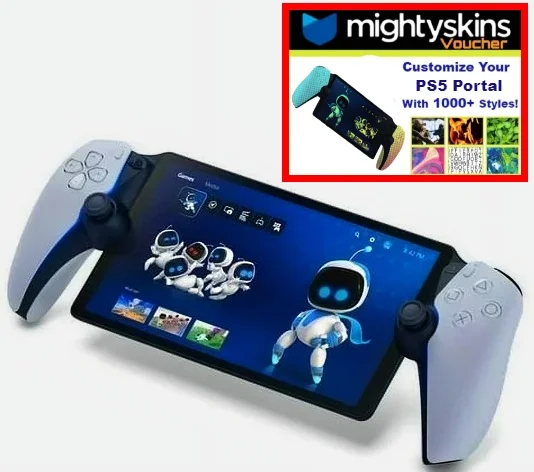 PlayStation Portal Remote Player - Sony PlayStation 5 (Ps5 Portable) - MightySkins Voucher Bundle - Curated Treasures Market