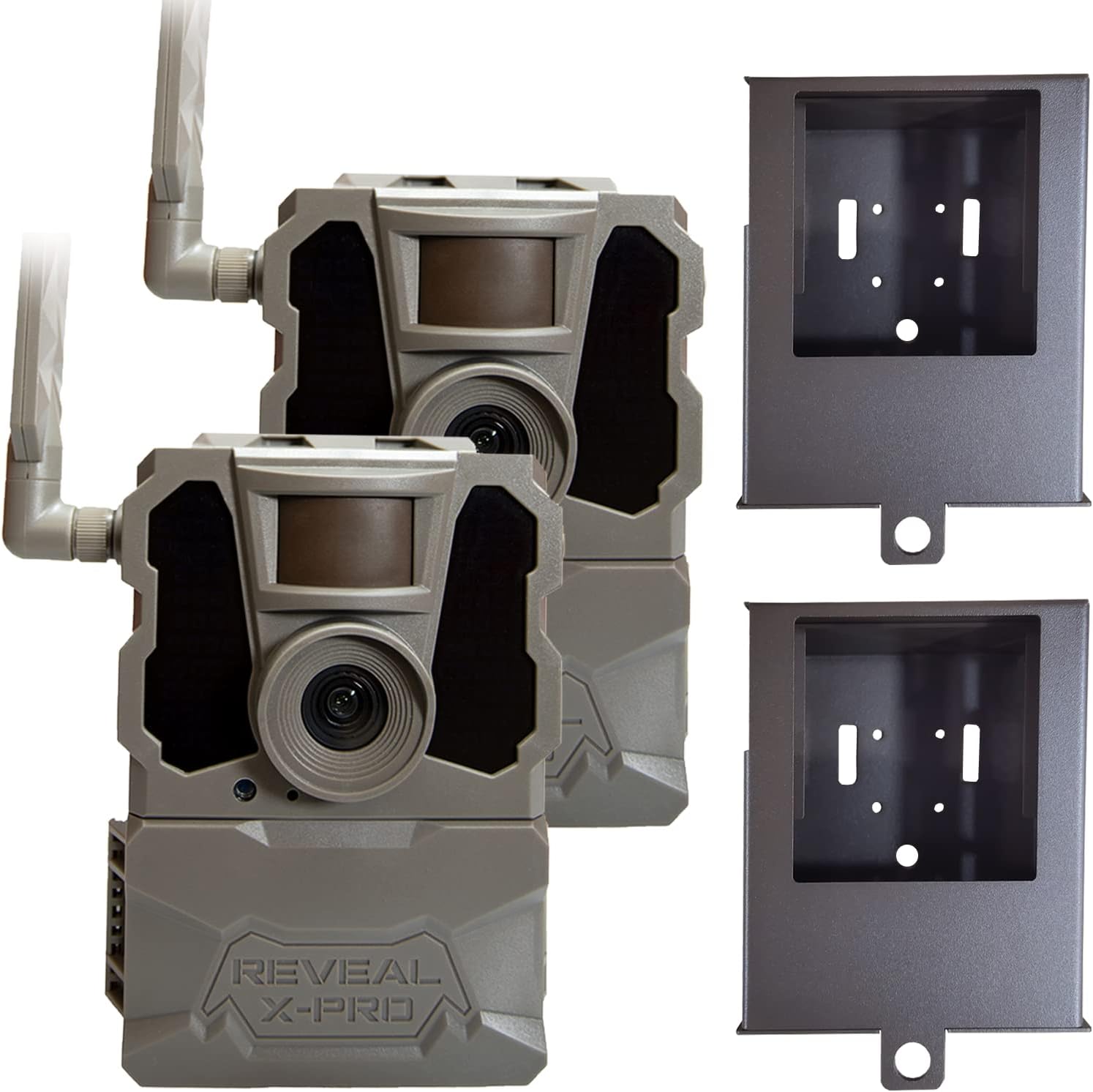 TACTACAM Reveal X PRO Cellular Trail Camera, Verizon and AT&T, NO Glow, Integrated GPS Tracking, Built in LCD Screen