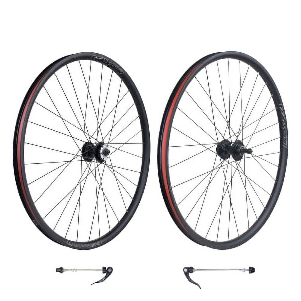 Mountain Bike 29" Double Wall Alloy Wheelset - Bicycle 32H Disc Brake MTB Wheelset, Quick Release Front Rear Wheels