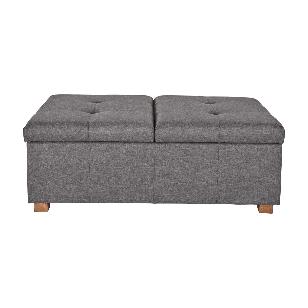 CorLiving Double Storage Ottoman Bench