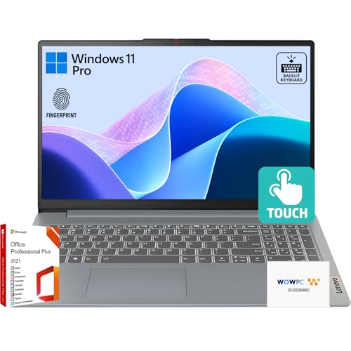 Lenovo IdeaPad 3 Business Laptop, Touchscreen, Backlit Keyboard, Intel Core i5-1235U Processor, 15.6" FHD, 40GB RAM, 1TB SSD, Fingerprint Reader