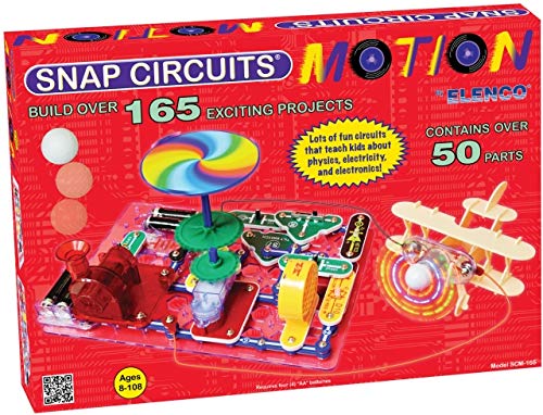 Elenco SCM-165, Snap Circuits Motion Training Program, 4 pcs