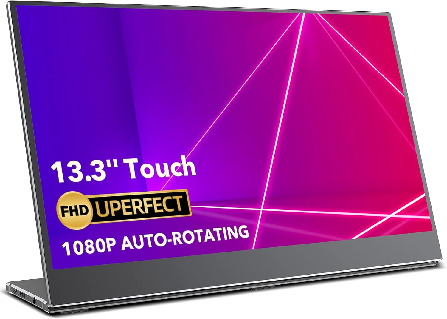 Portable Monitor Touchscreen, UPERFECT Gravity Sensor Automatic Rotate 13.3'039