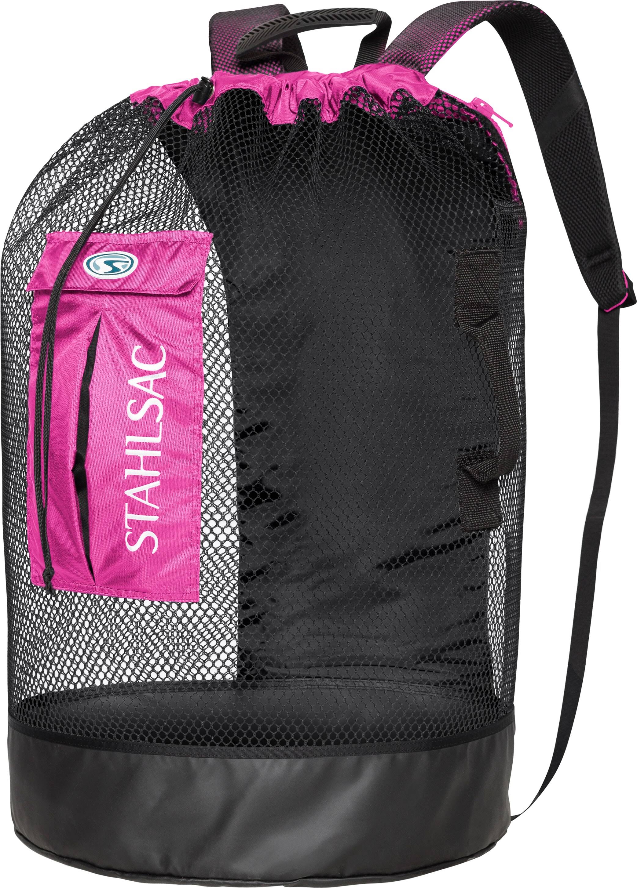 Stahlsac Bonaire Mesh Scuba Diving Equipment Backpack, Pink - Megean