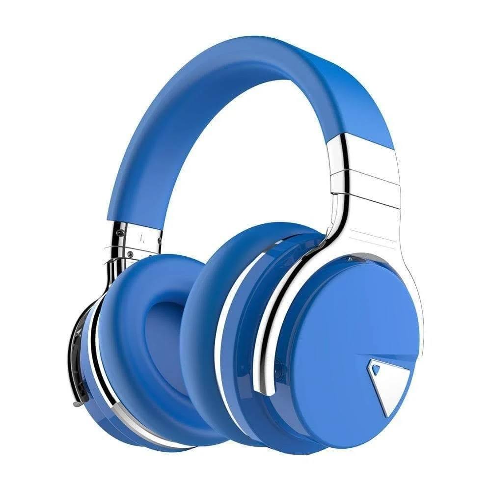 COWIN E7 | Active Noise Cancelling Wireless Bluetooth Headphones, Blue