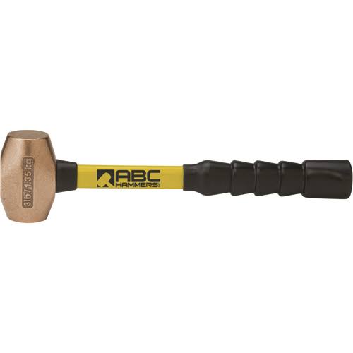 ABC3BZFB - 3 lb. Bronze/Copper Hammer with 12x22 Fiberglass Handle