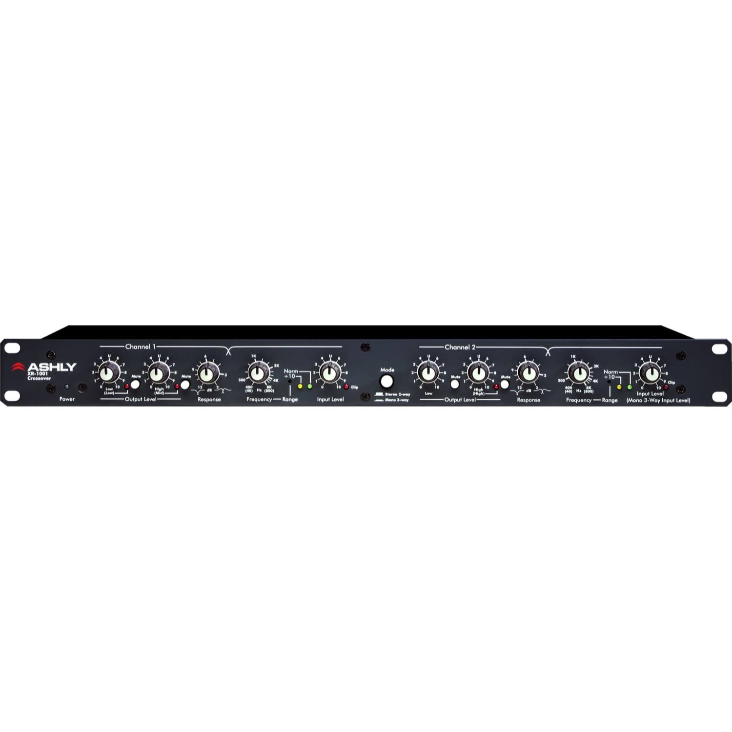 Ashly XR-1001 Stereo 2-Way/Mono 3-Way Crossover