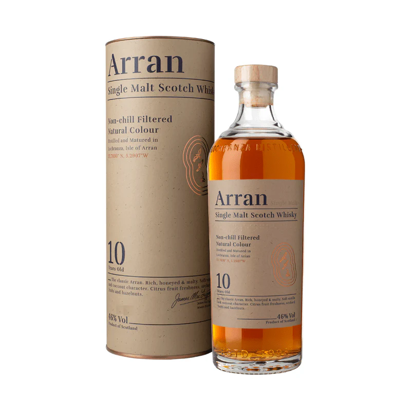 Arran 10 Year Old Single Malt Scotch Whisky - Nestor Liquor