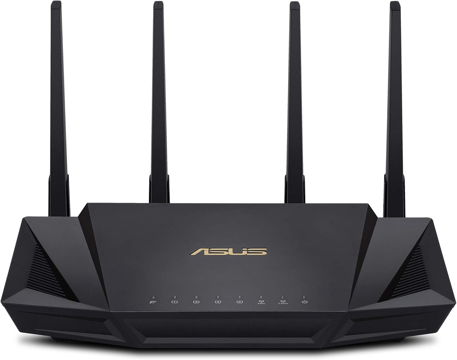 ASUS RT-AX3000 Ultra-Fast Dual Band Gigabit Wireless Router - Next Gen WiFi 6, Adaptive QoS, and AiProtection by Trend Micro | 1x WAN, 4x 1G LAN