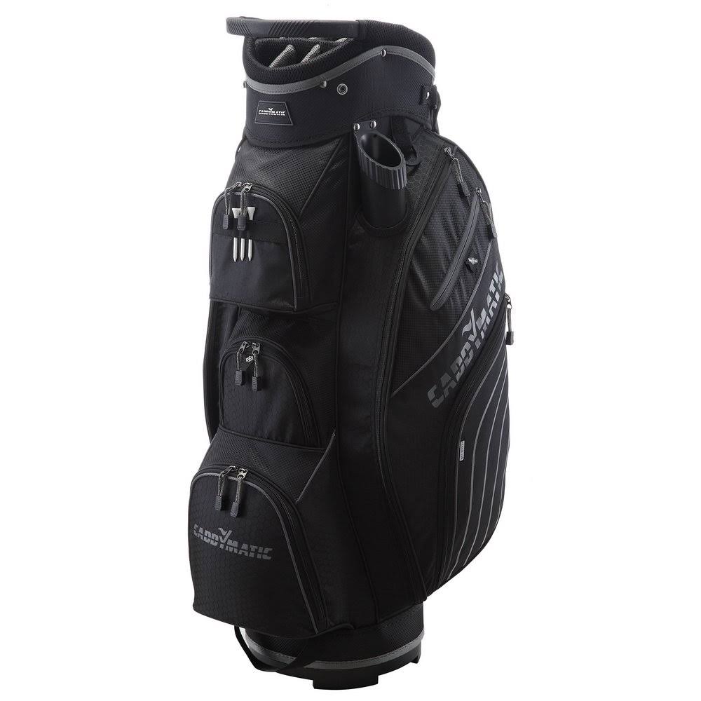 Caddymatic Golf Deluxe 14-Way Cart Bag (Gray)