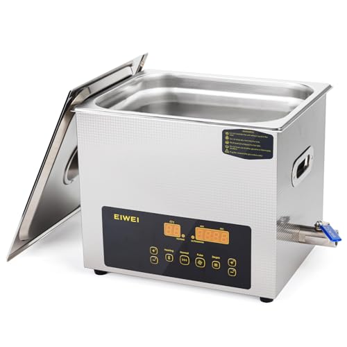 3L Ultrasonic Cleaner Dual-Frequency Professional Digital Stainless Steel Cleaning Machine with Heater Timer for Carburetor, Parts, Circuit Board