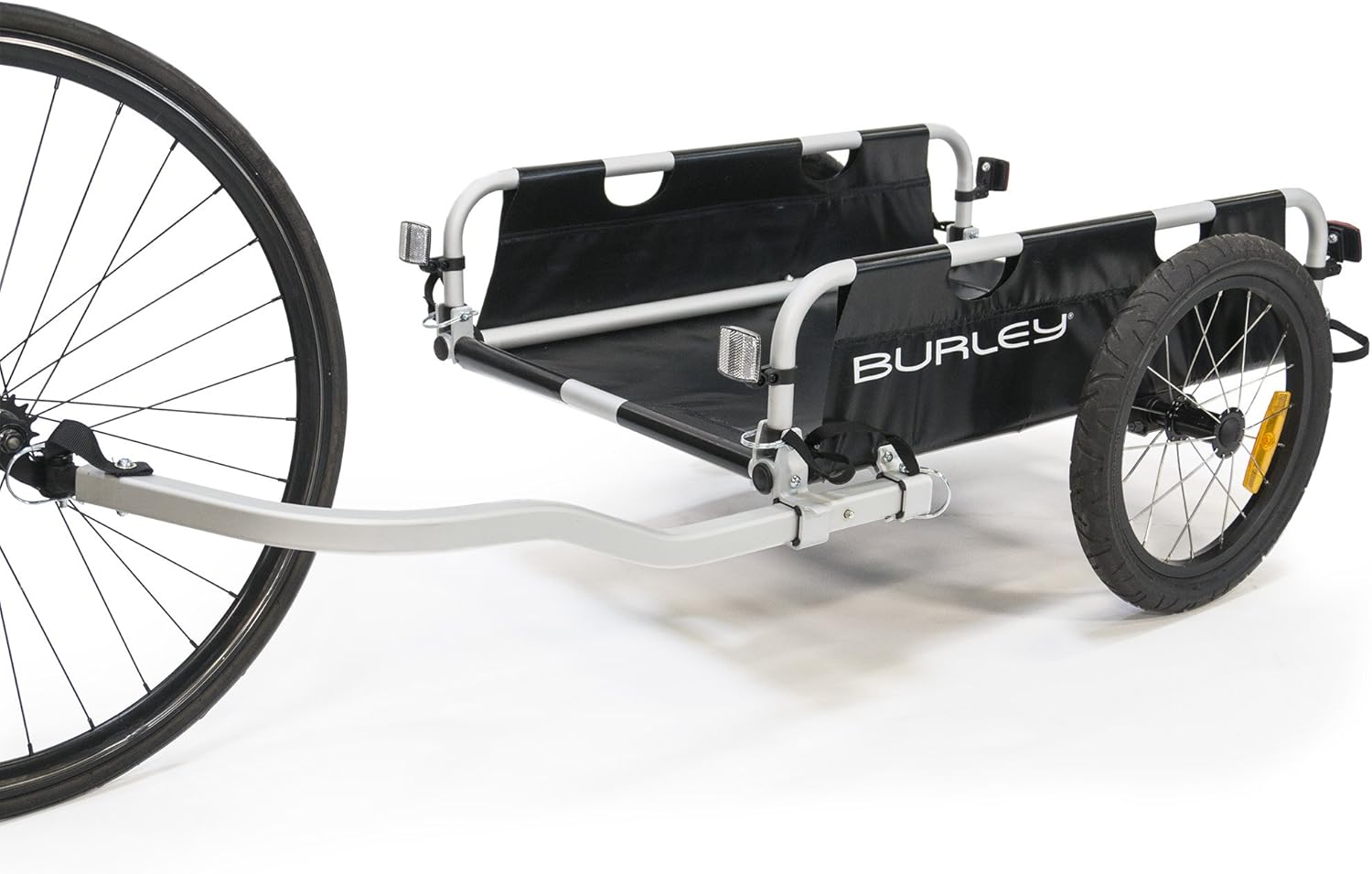 Burley Flatbed, Aluminum Utility Cargo Bike Trailer , Black