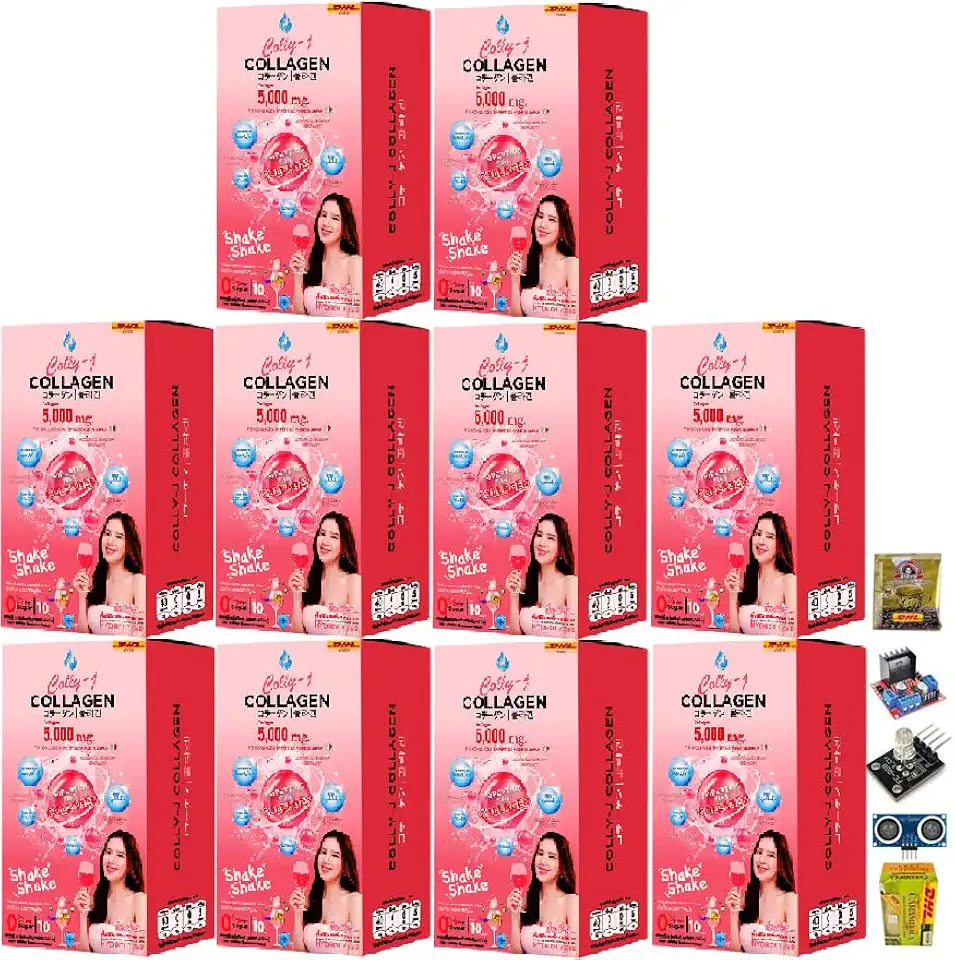 Colly-J Collagen 5000mg Japan Collagen Tripeptide Rosehip Lychee Moisture Nourish Smooth Skin Set 10 No0939789289 By Beautygoodshop [Get Free For You