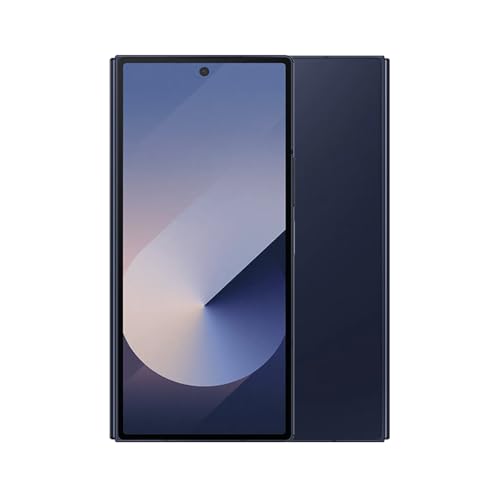 Samsung Galaxy Z Fold 6 AI Cell Phone, 256GB Unlocked, 2024, Navy (Renewed)