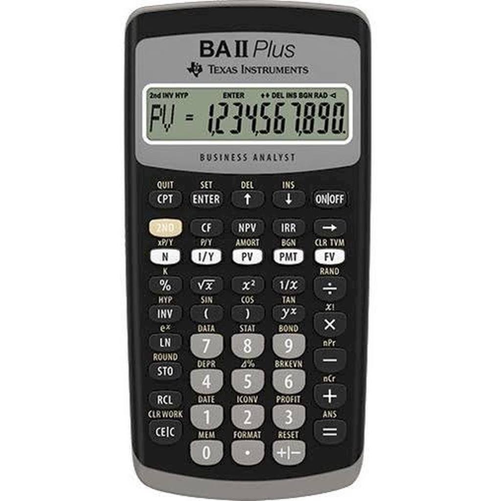 Texas Instruments Ba II Plus Financial Calculator