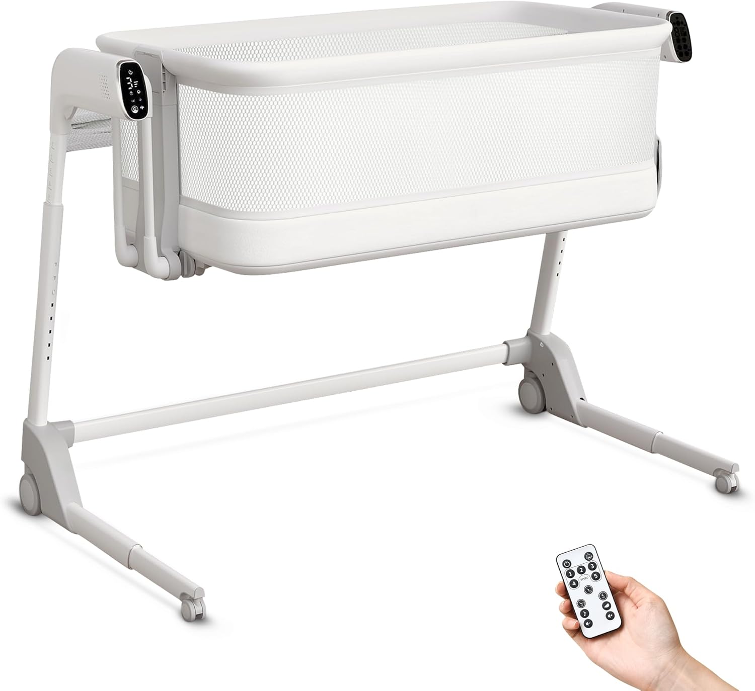 Maydolly Baby Bassinet, Smart Newborn Bassinet with Automatic Cry Detection and Response