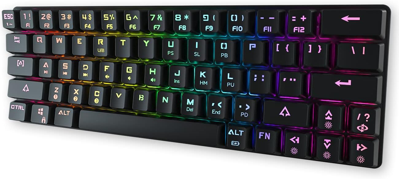 DIERYA DK63 60% Keyboard with Dedicated Arrow Keys