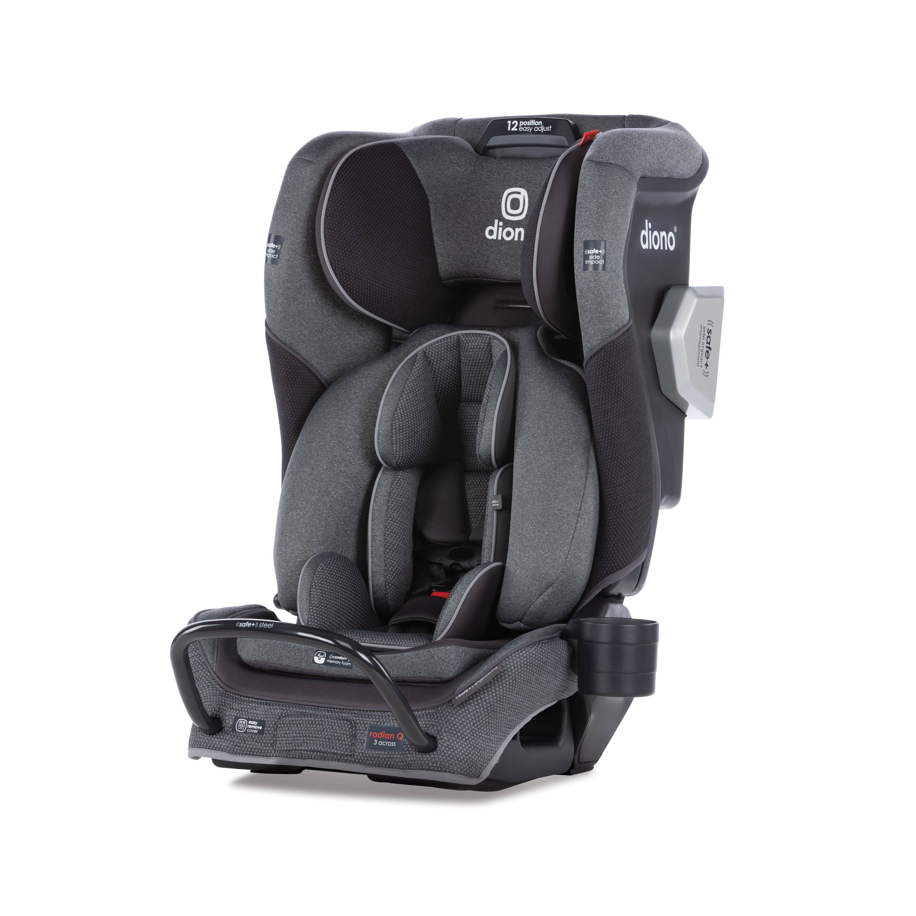 Diono Radian 3QXT All-in-One Convertible Car Seat, Gray Slate