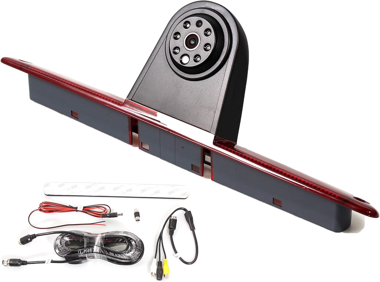 RED WOLF Car Third High 3RD Brake Light Reverse Backup Camera for Mercedes-Benz Sprinter/ Dodge Sprinter/ VW Crafter Vans 2007-2018 Standard RCA