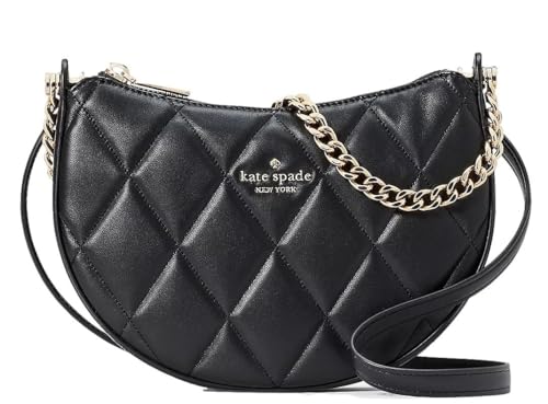 Kate Spade New York Women's Carey Smooth Leather Quilted Zip Top Crossbody Bag