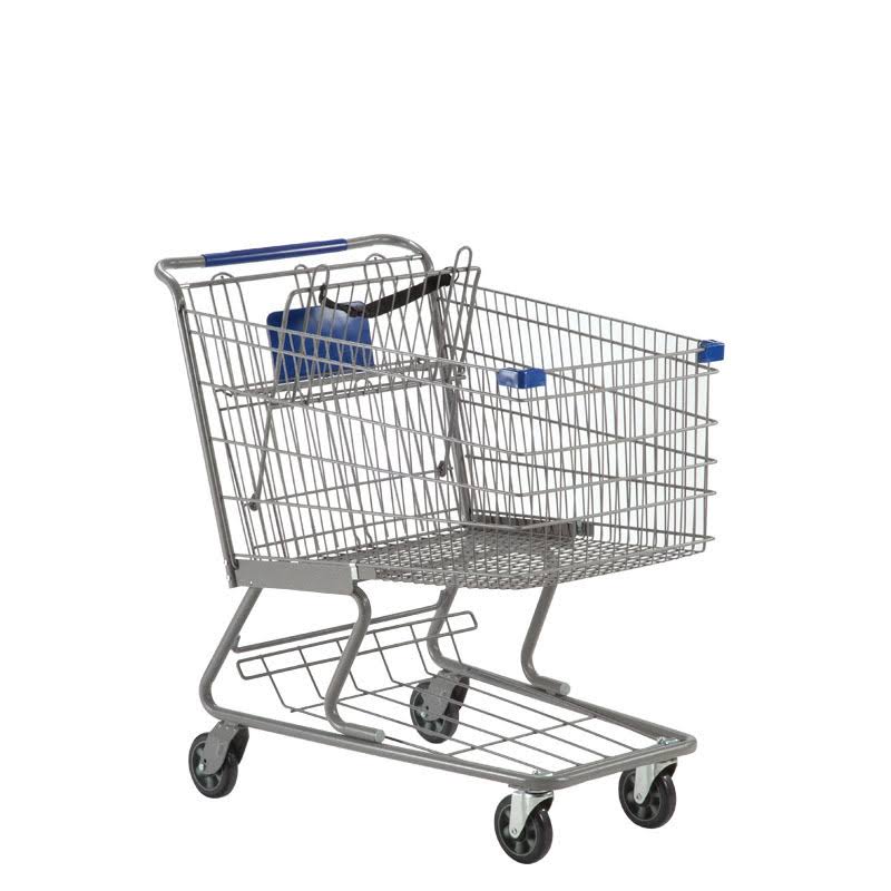 Large Metal Grocery Shopping Cart #6240