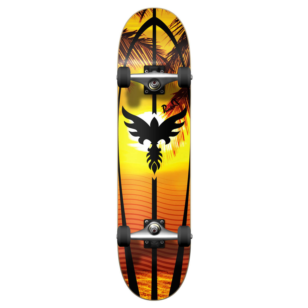 Yocaher Graphic Sunset Complete Skateboard
