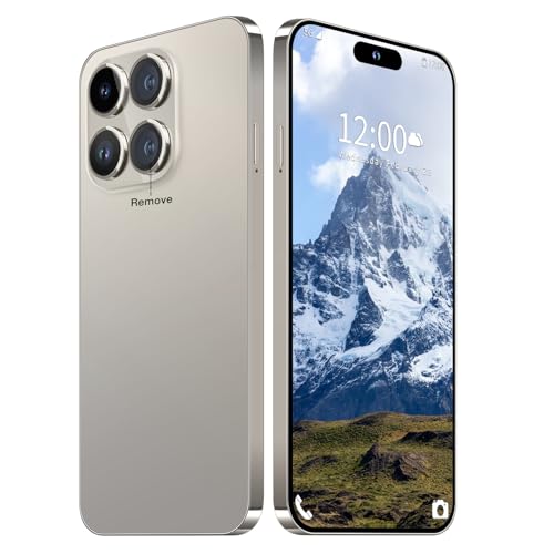 15 Ultra Smartphone Unlocked Cell Phone,Battery 6800mAh 6.8 HD Screen Unlocked Phone,12+512GB Android 14 with 128GB Memory Card