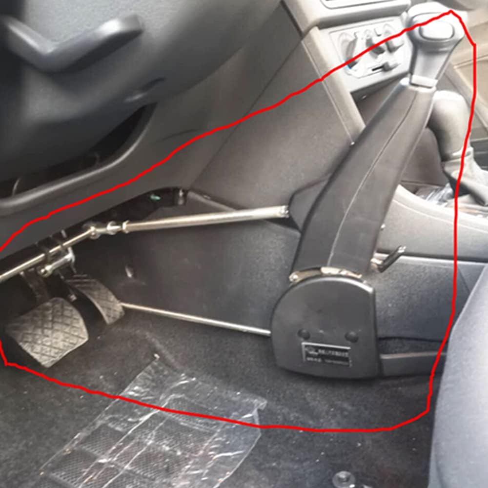 kashaipu Hand Controls Driving Cars Feet Disabled Handicap Driver Aid Equipment Handle Gear Style Control Gas/Brake Pedals Assist High-end Device Kit