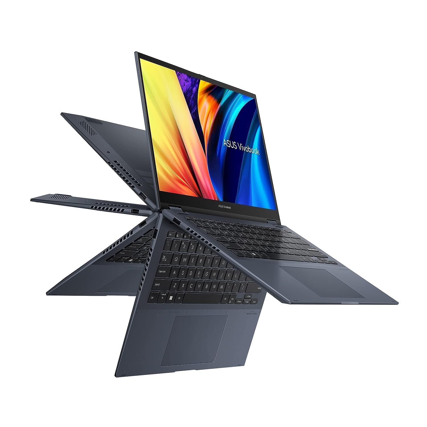 ASUS Vivobook S 14 Flip 14” FHD Touch Display, Intel Core i5-12500H CPU, 8GB DDR4 RAM, 512GB SSD, NumberPad, Thunderbolt 4, Windows 11 Home