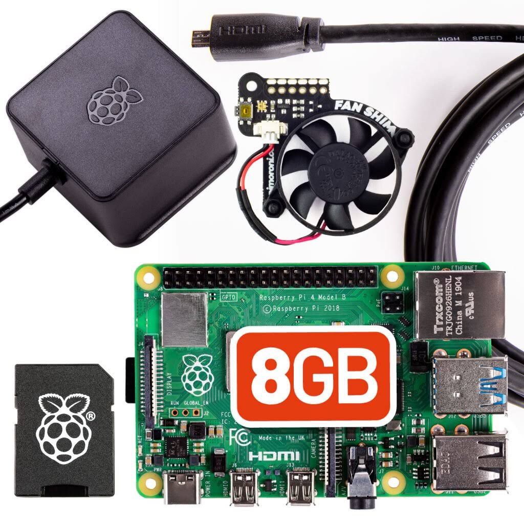 Pimoroni Raspberry Pi 4 8GB Amazebundle - UK