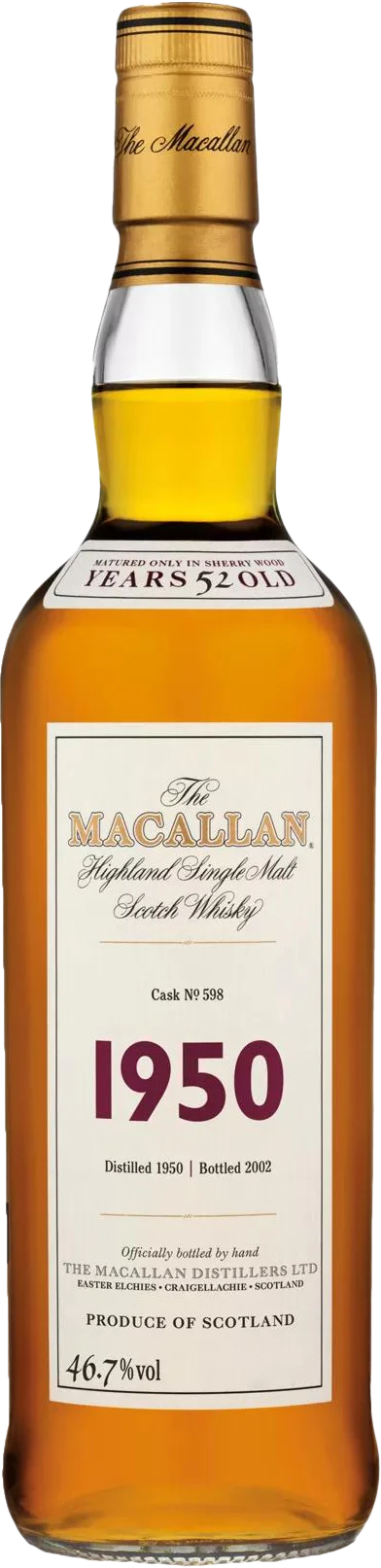 1950 The Macallan Fine & Rare Vintage Single Malt Scotch Whisky - Nestor Liquor