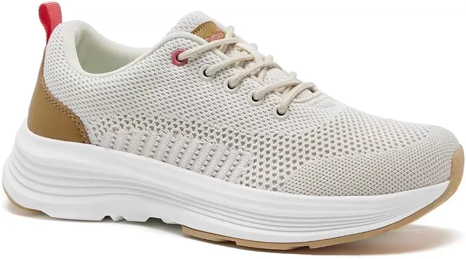Women's Orthopedic Walking Shoes for Ankle Pain Relief: Lightweight Orthotic Thick Sole Sneakers for Travel
