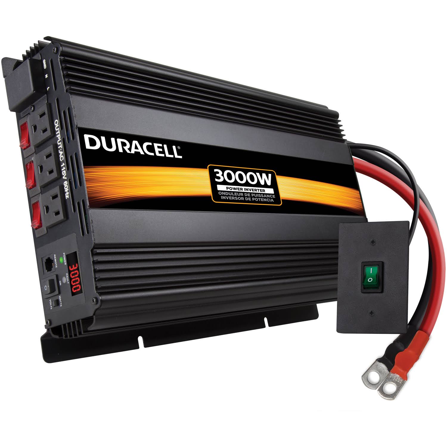 Duracell High Power Power Inverter - 3 kW - 12V