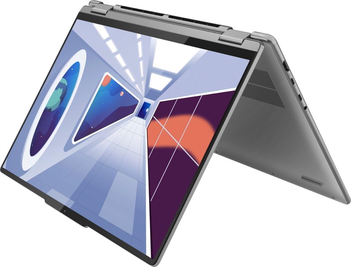 Lenovo Yoga 7 16" WUXGA 2 in 1 Touch Screen Laptop | AMD Ryzen 5 7535U | AMD Radeon 660M | 8GB RAM DDR5| 512GB SSD | Backlit | Fingerprint | Windows