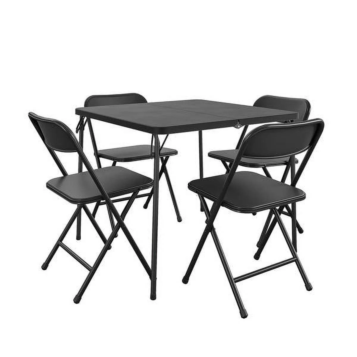 Cosco 5-Piece Solid Resin Folding Table and Chair Dining Set