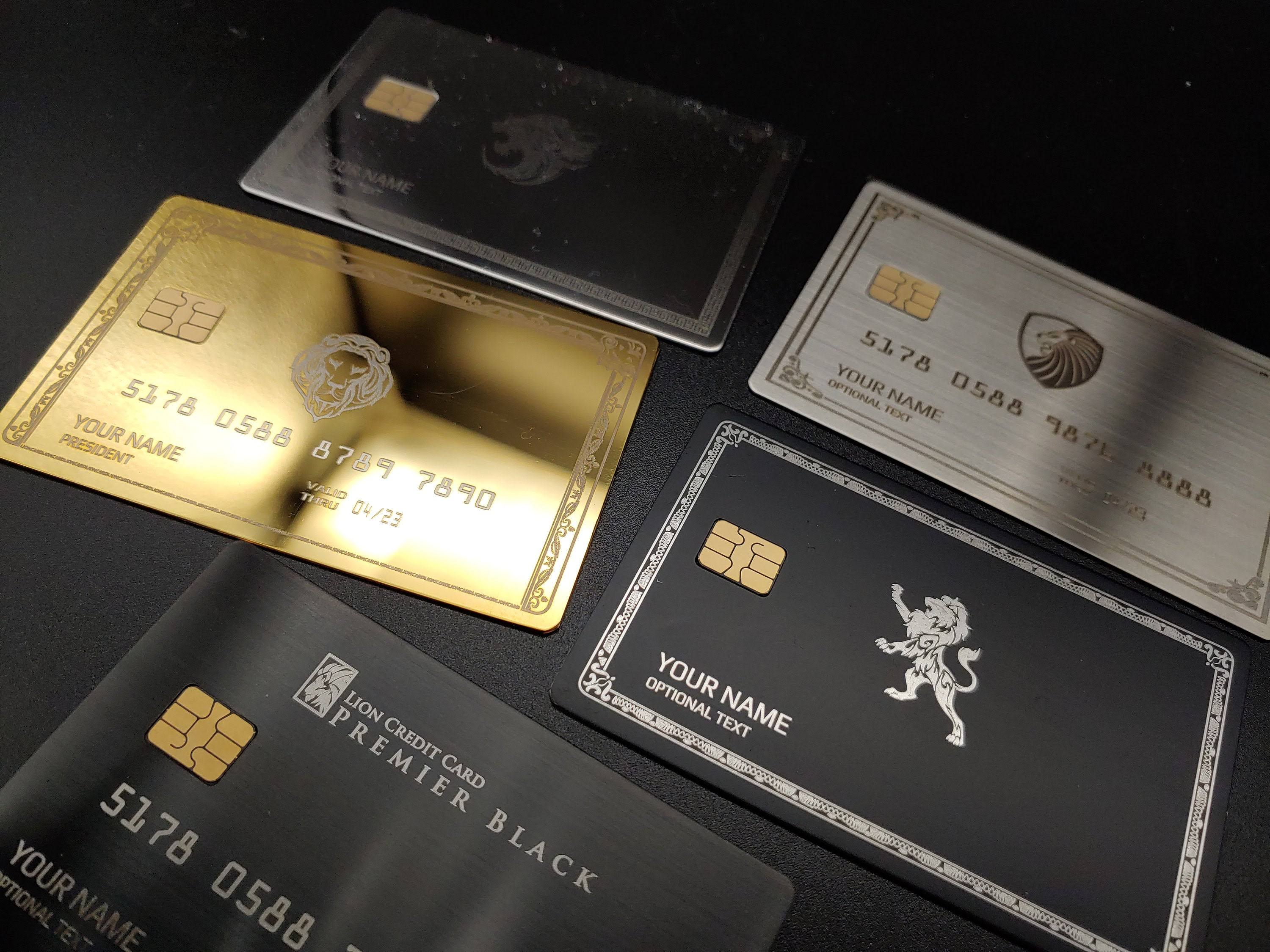Custom Metal Credit Card