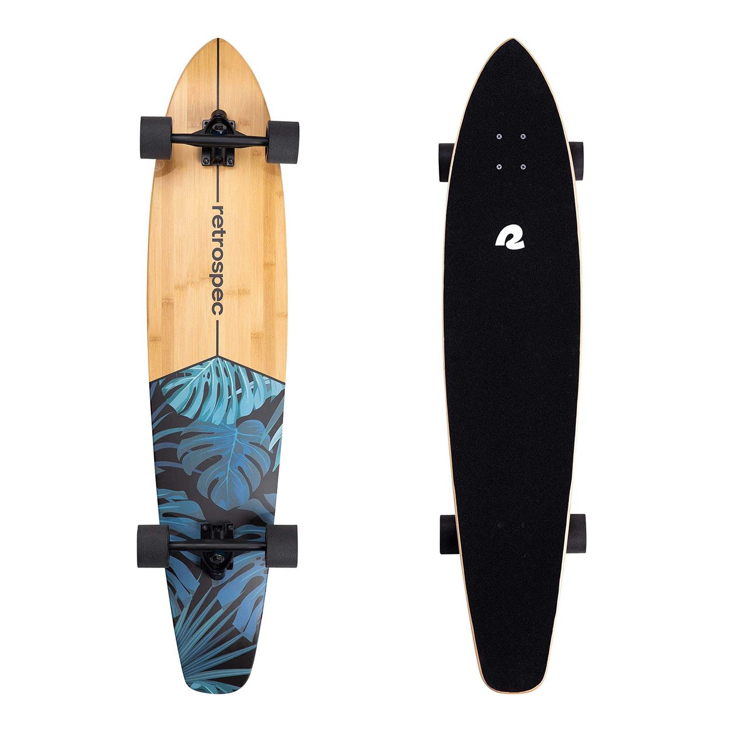 Retrospec Zed Bamboo Longboard Skateboard Complete Cruiser - Sports Supplies Online Store