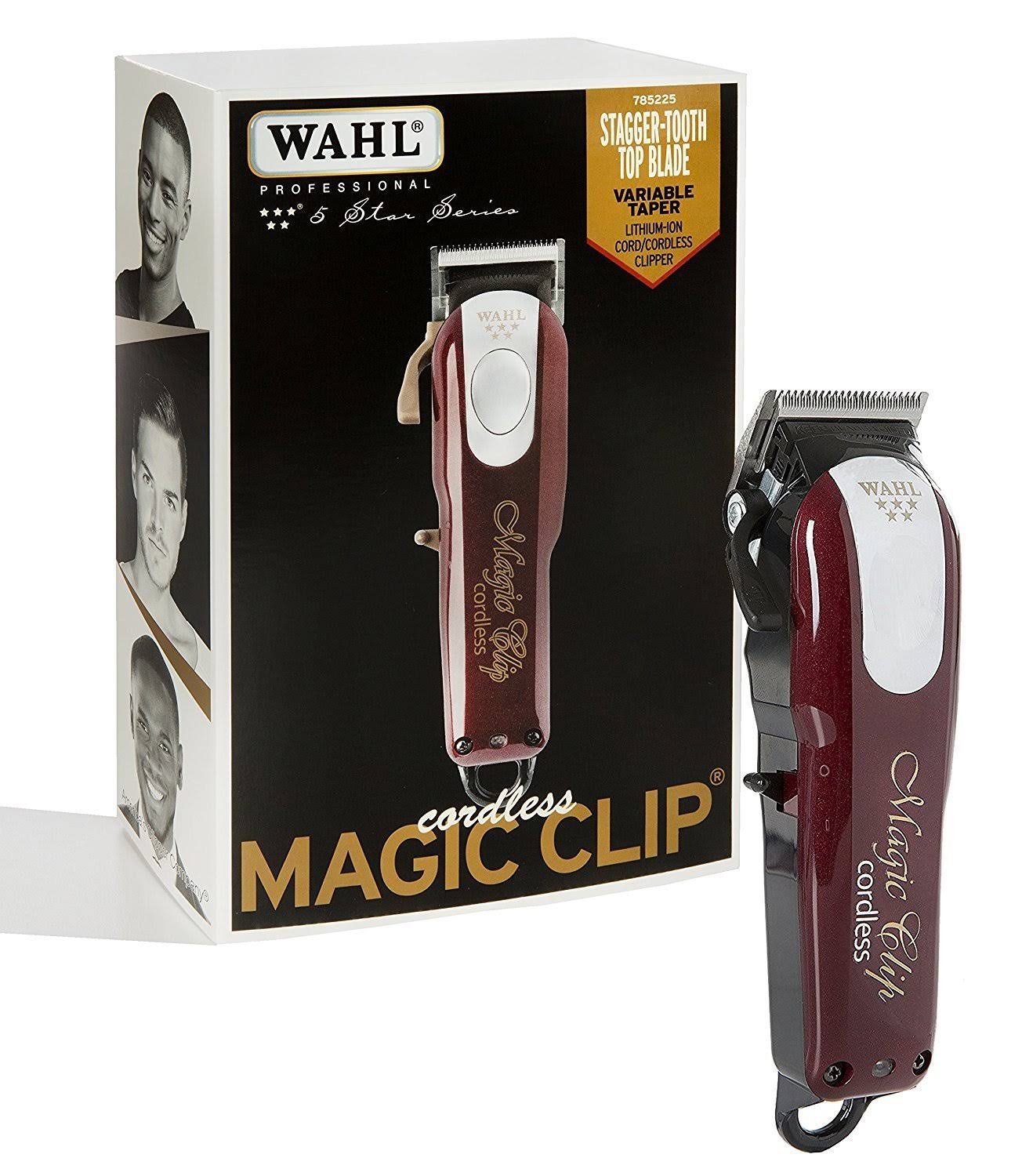 Wahl All-in-One Professional Barber Clipper/Trimmer, Red