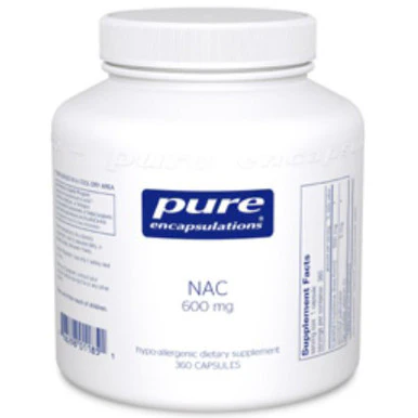 Pure Encapsulations NAC 600mg 360c - Kansas Nuitrition - HNZSDS