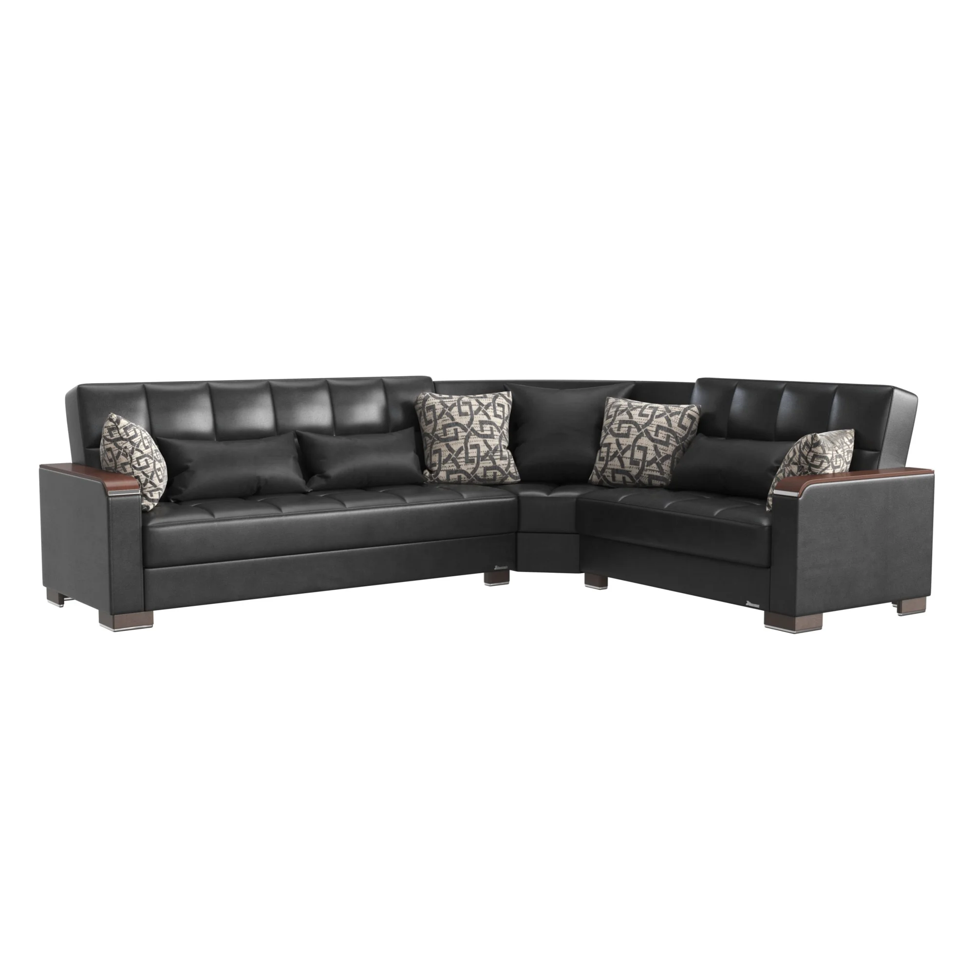 ARMADA X SECTIONAL S+L+W 315 BLACK PU