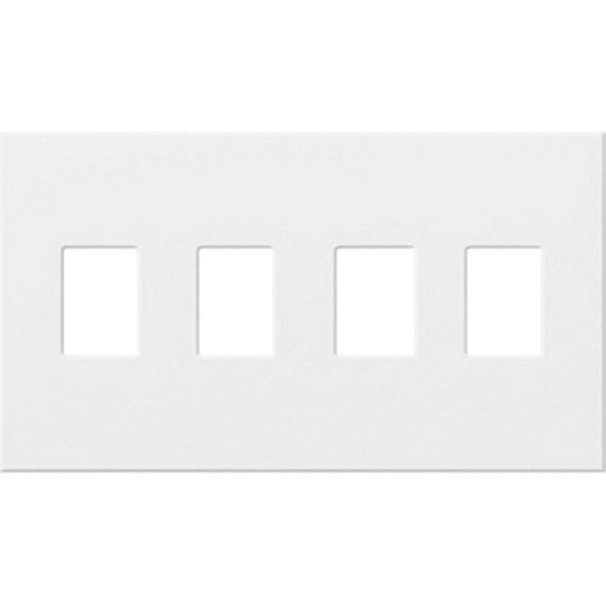 Lutron, Nova T Wallplates, NT-SSSS-FB-WH