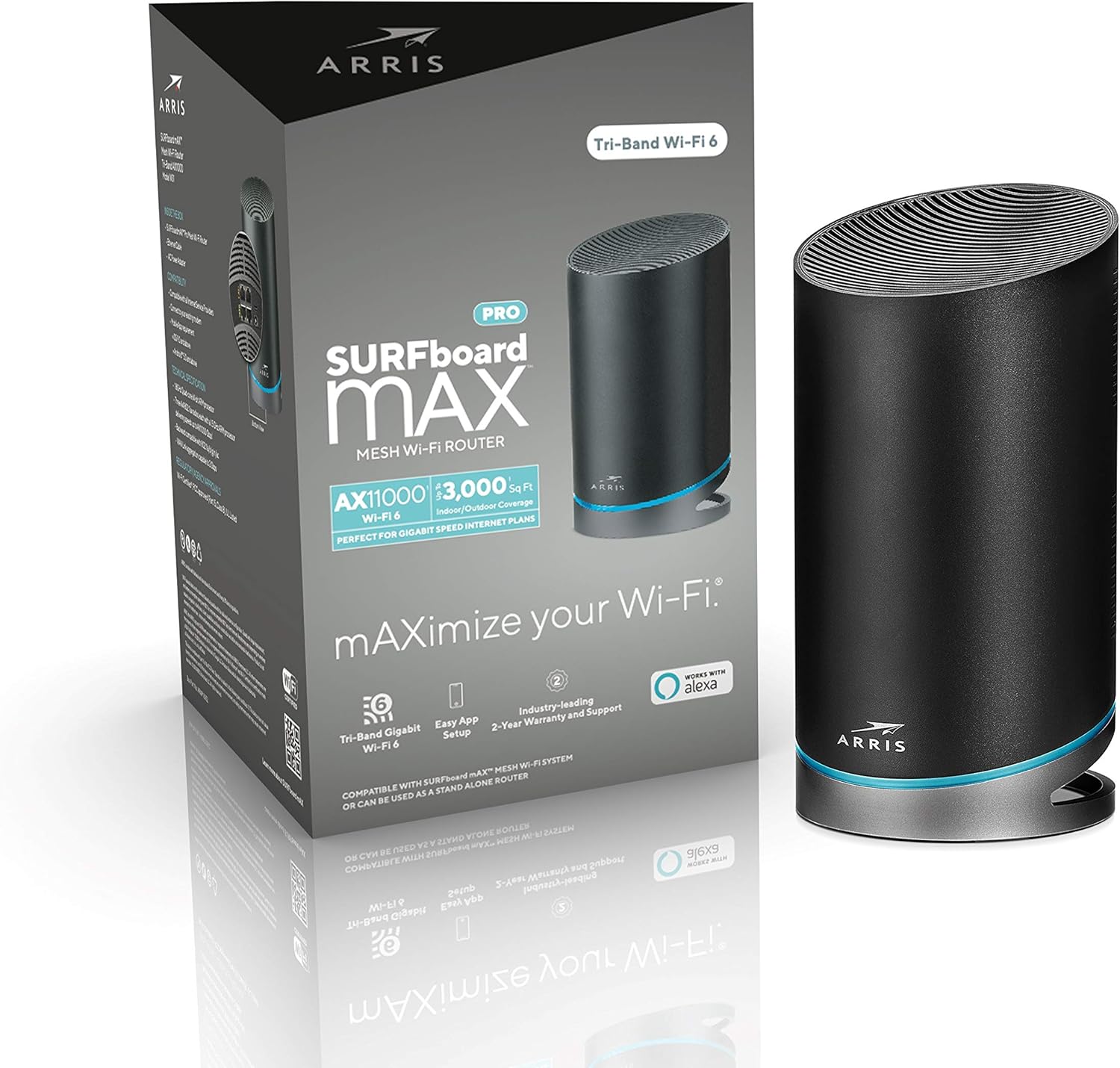 ARRIS SURFboard mAX™ Pro Mesh Wi-Fi 6 System